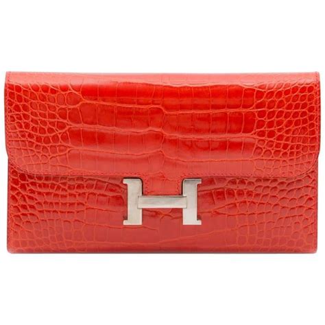 hermes red foldable lizard wallet|HERMÈS Red Folding Wallets for Women for sale .